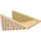 Ekena Millwork 8"W x 16"D x 8"H Wide Landon Rough Cedar Woodgrain TimberThane Corbel, Primed Tan CORUR08X16X08LANRCPR - alternate 6